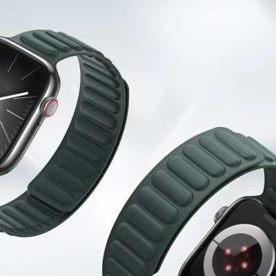 8. Magnetic Dux Ducis Strap BL for Apple Watch 38 / 40 / 41 mm - green
