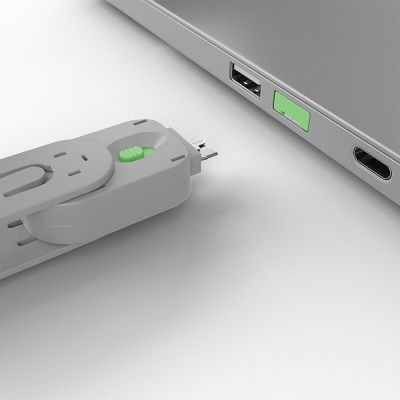4. Lindy 40451 Port Blocker Port Blocker + USB Type-A Dongle Green Acrylonitrile Butadiene Styrene (ABS) 5 pcs.