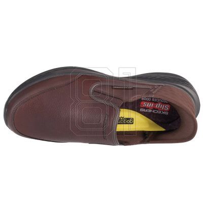 3. Skechers Slip-Ins: Slade 205237-RDBR Brown 40