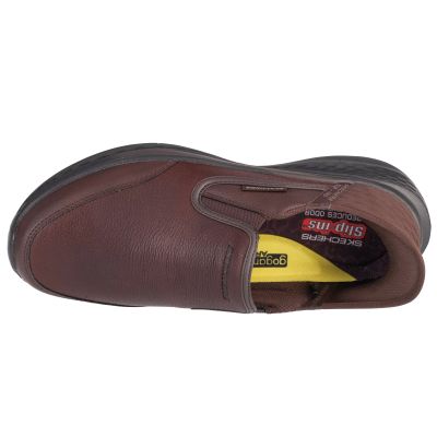 3. Skechers Slip-Ins: Slade 205237-RDBR Brown 40