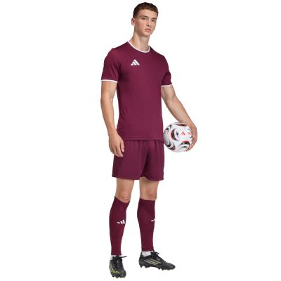 8. adidas Entrada 26 Jersey Men's T-Shirt burgundy JZ2507
