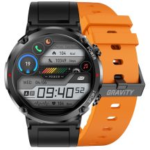 Gravity GT21-2 Smartwatch + Orange Silicone Strap