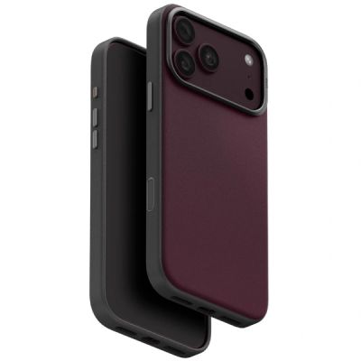 Uniq Lyden DS Magclick Charging Case for iPhone 18 Pro Max / 17 Pro Max - Burgundy