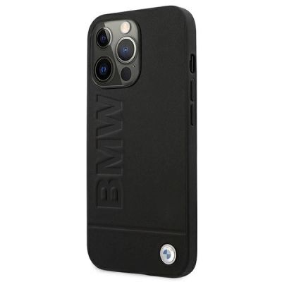 2. BMW Signature Logo Imprint Case for iPhone 13 Pro Max - Black