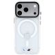 3. BMW M IML Glossy Metal Logo & Trims MagSafe Case for iPhone 17 Pro / 18 Pro - Transparent