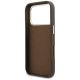 7. Guess FW Resin Logo Case for iPhone 17 Pro Max - Brown