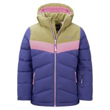 Trollkids Girls Gryllefjord Jacket winter insulated jacket with hood, purple (461-154)