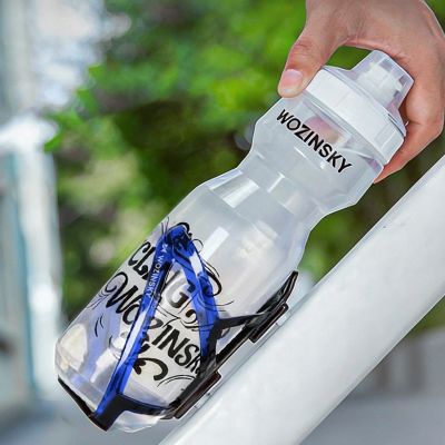 6. Wozinsky WUR-01BB Bike Bottle Holder Basket - Black and Blue