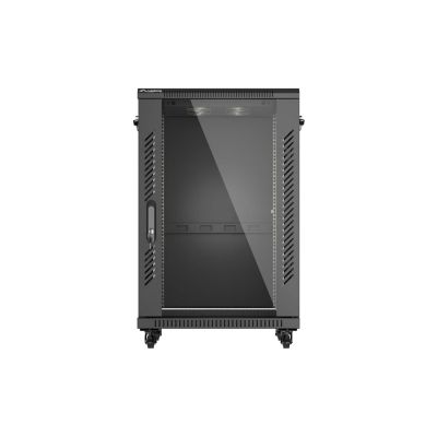 15. LANBERG FLOOR CABINET 19" 18U 600X600 BLACK