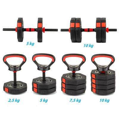 30. COMPOSITE KETTLEBELL PUSH-UP DEVICE 3-IN-1 10KG EB FIT