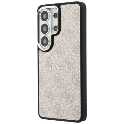 10. Guess 4G Embossed Ring MagSafe Case for Samsung Galaxy S26 Ultra - Pink
