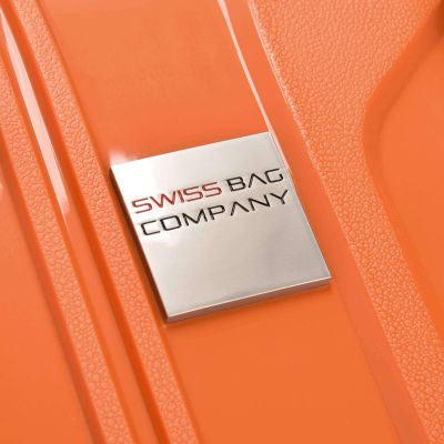25. SwissBags Tourist Large Suitcase 77cm Orange