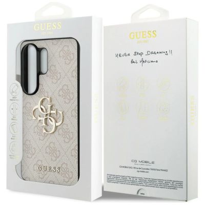 16. Guess 4G Big Metal Logo Case for Samsung Galaxy S26 Ultra - Pink