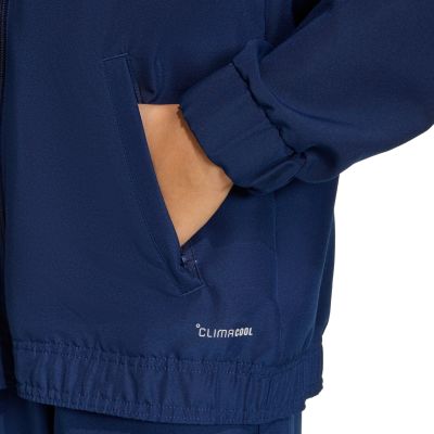 7. adidas Entrada 26 Presentation Kids’ Track Jacket Navy JZ6615