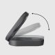 7. SBS 3-in-1 Foldable Wireless Charging Station QI2 MFI - Made for iPhone - Black