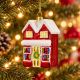 5. MICA Safe Plastic Christmas Bauble – House with 2 Roof Slopes