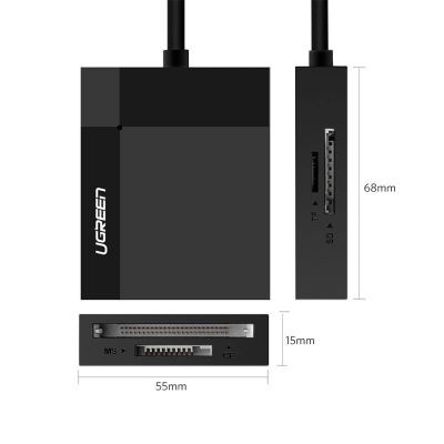2. Ugreen CR125 30231 SD / micro SD / CF / MS memory card reader with USB 3.0 cable 0.5m - black