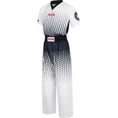 3. TOP TEN GRAPHIC kickboxing suit, black and white, XS (150 cm)