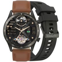 Smartwatch Gravity Black 2 Straps GT10-4