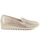 2. Women's openwork gold lords shoes Jezzi RMR1628