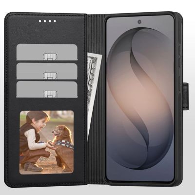 2. Tech-Protect Wallet MagSafe Case for Samsung Galaxy S26 - Matte Black