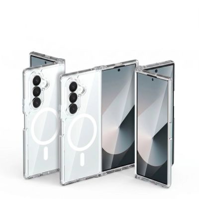 4. Tech-Protect FlexAir Hybrid MagSafe Case for Samsung Galaxy Z Fold 8 Ultra - Transparent