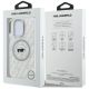 8. Karl Lagerfeld IML Karl Head Logo MagSafe Case for iPhone 16 Pro Max - Gray