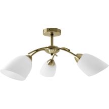 Classic chandelier Activejet NIKITA triple ceiling hanging lamp Patina 3xE27 for the living room