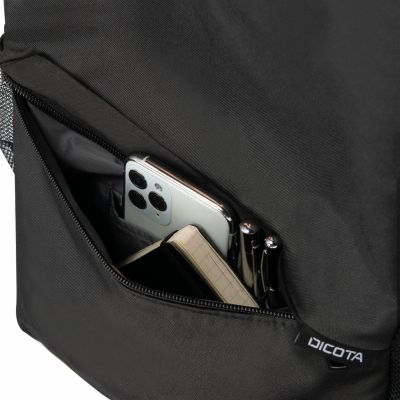 5. DICOTA D32086-RPET ONE 15-17.3" Cushioned Notebook Backpack Polyester, PET Black