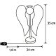 4. DECORATIVE ANGEL WINGS WOODEN 106 LED INFINITY 37CM USB LUCA