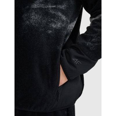 4. Men's 4F Warm loose fleece with hood 4F 4FRAW25TFLEM462-20A