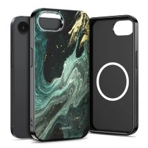 Tech-Protect Lamano MagSafe Case for iPhone 16e / 17e - Black and Green