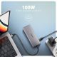 4. Axagon HMC-6G2L Wired Docking Station USB 3.2 Gen 2 (3.1 Gen 2) Type-C Aluminum