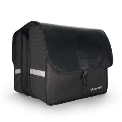 2. Wozinsky Double Bicycle Pannier Bag for Rack, 28 L, Black (WBB34BK)