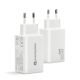 6. EVERACTIVE GAN WALL CHARGER 1 X USB, 2 X USB-C QUICK CHARGE 4+ 65W WHITE SC-655Q