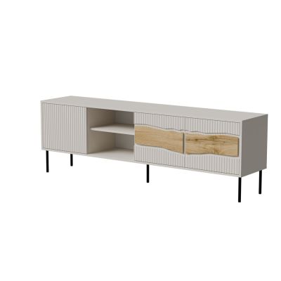 2. INSERTO 3D1W TV cabinet 190x40x61.5 cashmere + LED