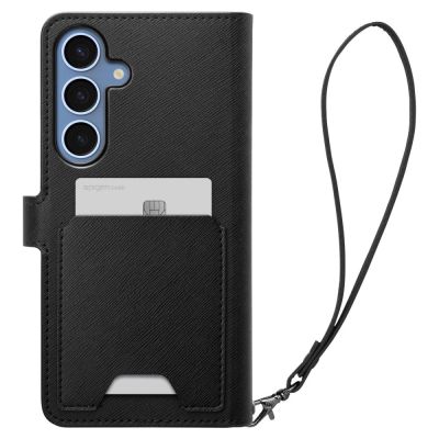 4. Spigen Wallet "S" Case for Samsung Galaxy S25+ - Black