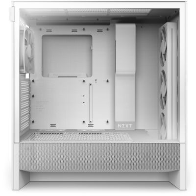 7. NZXT H5 Flow RGB Midi Tower White