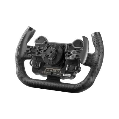3. Thrustmaster EVO Racing 31U Leather Steering Wheel, Black/Yellow, for PC, PlayStation 4, PlayStation 5 and Xbox