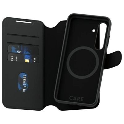 2. CARE by PanzerGlass Feature Tango 2in1 Wallet Case for Samsung Galaxy S24+ - Black