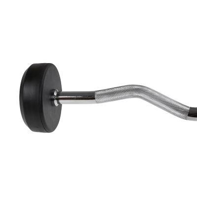 31. Rubber-coated barbell/curl bar 30 kg HMS GSL-30