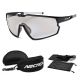 Arctica UV400 Black Photochromatic Polarized Sunglasses + Case - S-333FP