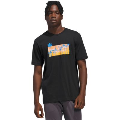 Men's adidas Summer Sunset Graphic T-shirt black KC9243