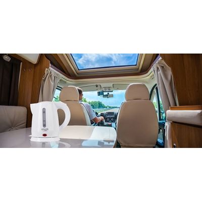 5. Electric kettle Adler AD 1272 (1600W 1l; white)