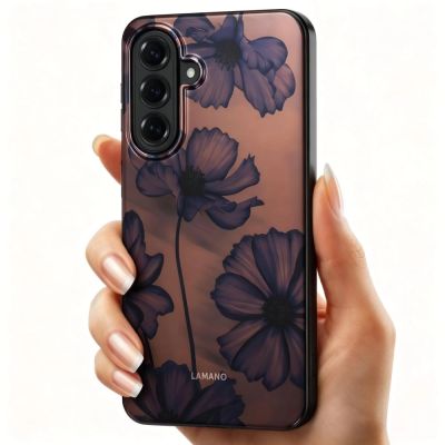 3. Tech-Protect Lamano MagSafe Case for Samsung Galaxy A57 5G - Brown and Purple