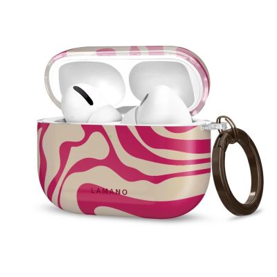 Lamano Tech-Protect Case for AirPods Pro 3 - Pink and Beige