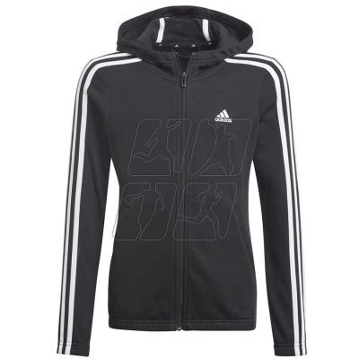 6. Adidas Essentials 3S Full-zip Hoodie Jr GQ8356