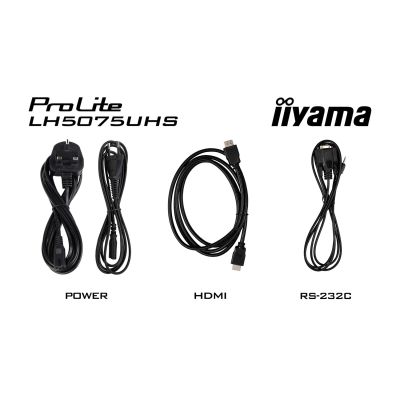 21. Iiyama panel 50" 3840x2160 UHD VA Haze 25% 500cd/m2