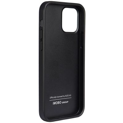 5. Audi Synthetic Leather iPhone 12/12 Pro 6.1" black/black hardcase AU-TPUPCIP12P-TT/D1-BK