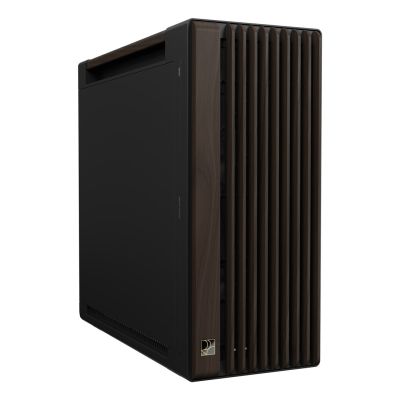 22. ASUS ProArt PA602 Wood Edition Modern Black - Metal Panel Midi Tower Black, Wood